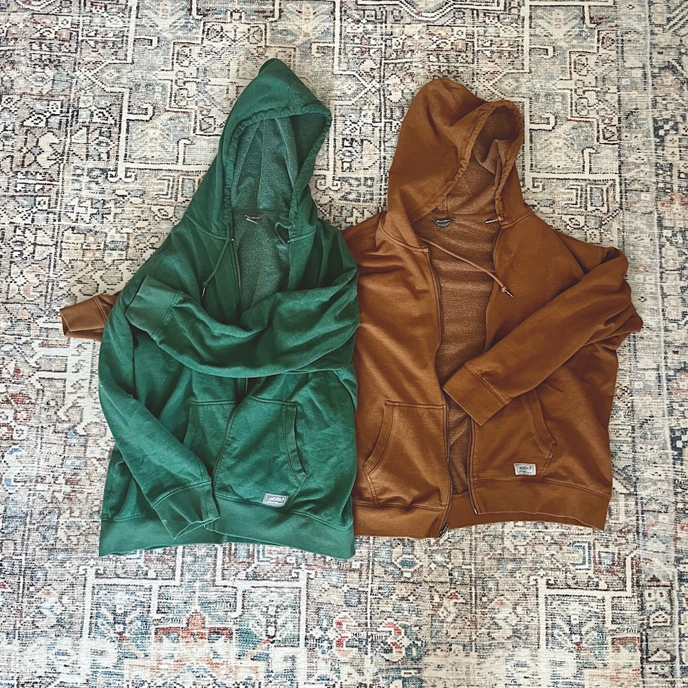 Eddie Bauer Cozy Camp hoodie bundle of 2. Women’s size L.
